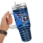 custom tennessee titans chevron layers navy curved tumbler best selling.webp