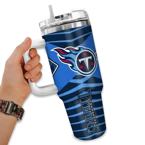 custom tennessee titans chevron layers navy curved tumbler fashion forward.webp