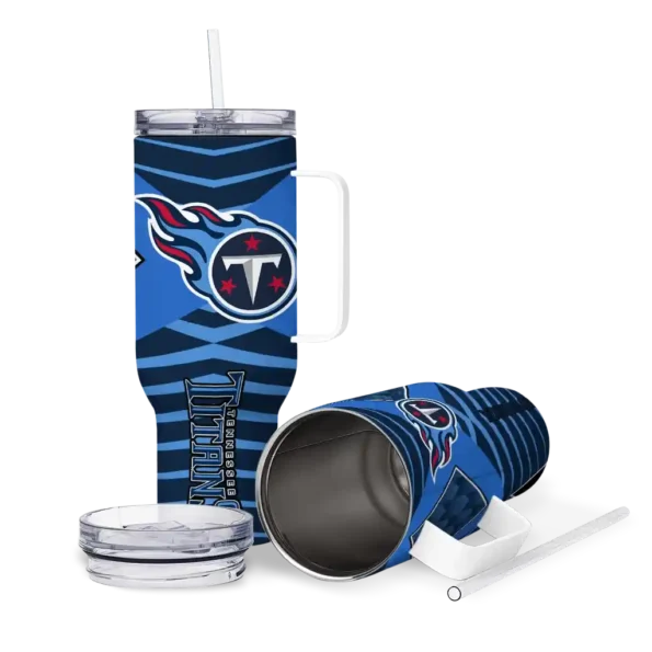 custom tennessee titans chevron layers navy curved tumbler high quality.webp