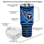 custom tennessee titans chevron layers navy curved tumbler best selling.webp