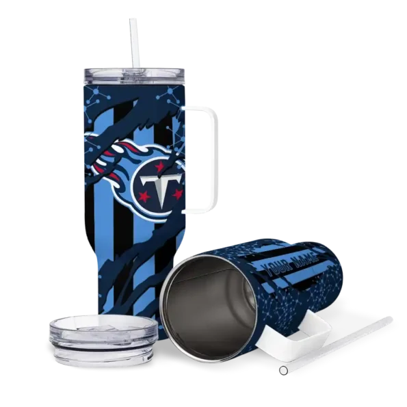 custom tennessee titans claw cut navy black curved tumbler high quality.webp