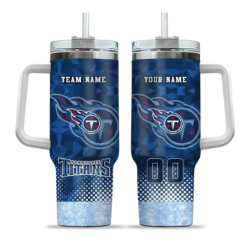 custom tennessee titans geometric prism navy curved tumbler best selling.webp