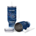 custom tennessee titans geometric prism navy curved tumbler best selling.webp