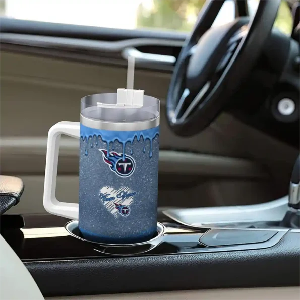 custom tennessee titans heart helmet motif navy curved tumbler trendy.webp