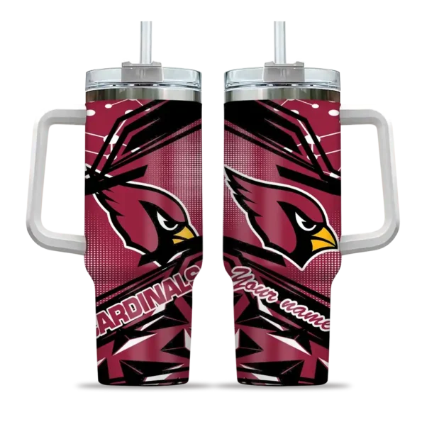 customized arizona cardinals abstract paths red curved tumbler best selling.webp