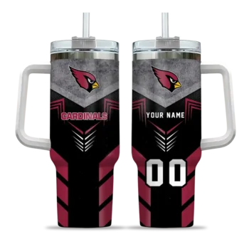 customized arizona cardinals arrow armor red black curved tumbler best selling.webp