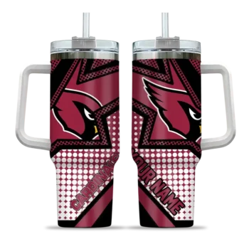 customized arizona cardinals arrow burst red curved tumbler best selling.webp