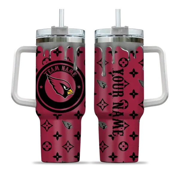 customized arizona cardinals bullseye drips red curved tumbler best selling.webp