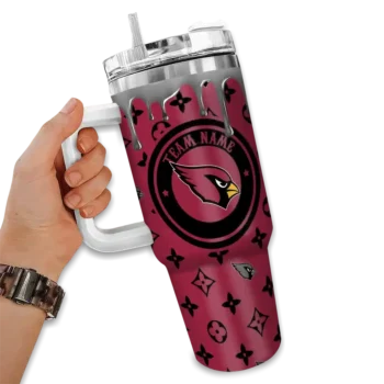 customized arizona cardinals bullseye drips red curved tumbler fashion forward.webp