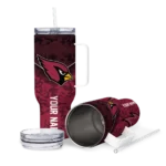 customized arizona cardinals chevron stripe red curved tumbler best selling.webp