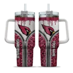 customized arizona cardinals leopard zipper red curved tumbler best selling.webp