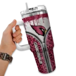 customized arizona cardinals leopard zipper red curved tumbler best selling.webp