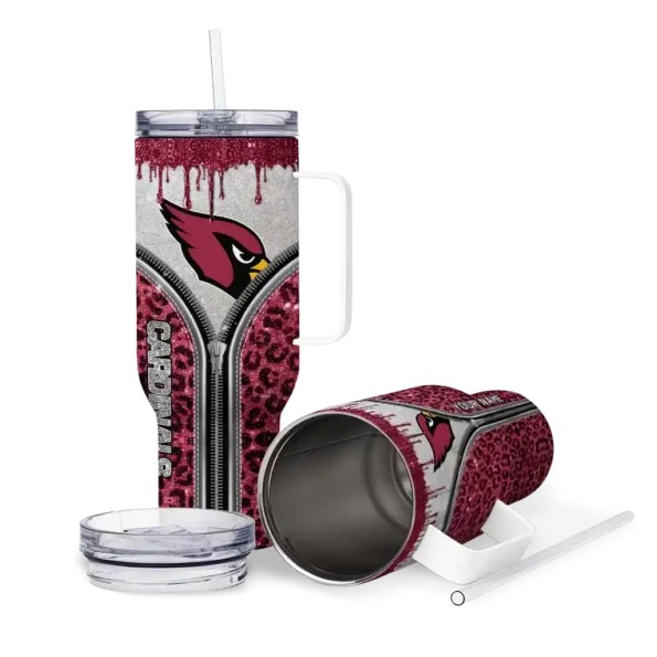 customized arizona cardinals leopard zipper red curved tumbler high quality.webp