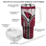 customized arizona cardinals leopard zipper red curved tumbler best selling.webp