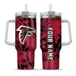 customized atlanta falcons burst swirl red curved tumbler best selling.webp