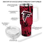 customized atlanta falcons burst swirl red curved tumbler best selling.webp