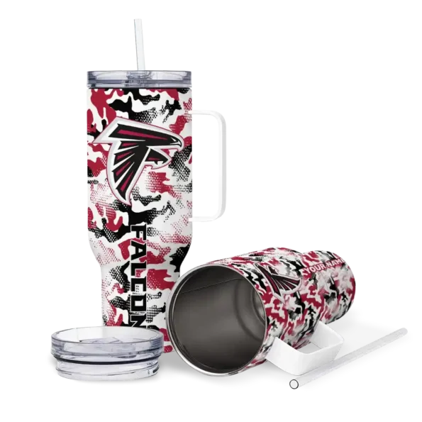customized atlanta falcons camo mashup red white curved tumbler high quality.webp