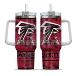 customized atlanta falcons honey streaks red curved tumbler best selling.webp