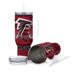 customized atlanta falcons honey streaks red curved tumbler best selling.webp