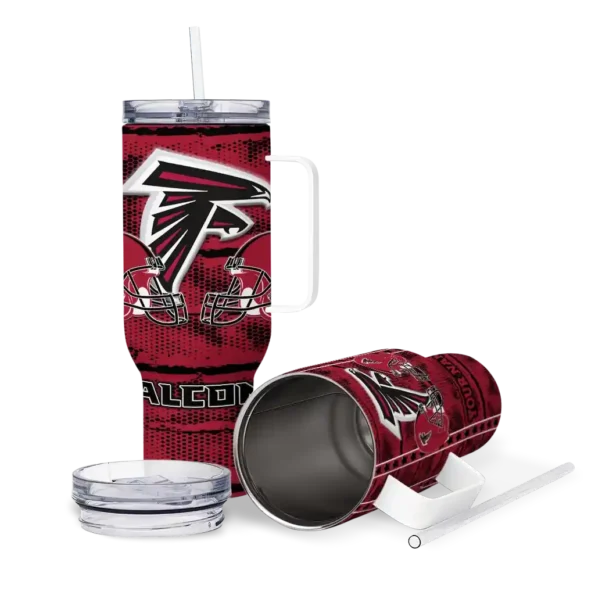 customized atlanta falcons honey streaks red curved tumbler high quality.webp