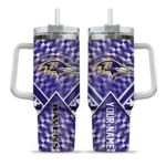 customized baltimore ravens chevron angle purple curved tumbler best selling.webp
