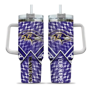 customized baltimore ravens chevron angle purple curved tumbler best selling.webp