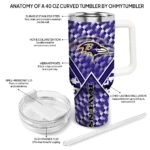 customized baltimore ravens chevron angle purple curved tumbler best selling.webp