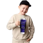 customized baltimore ravens hexagon armor purple curved tumbler best selling.webp