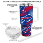 customized buffalo bills abstract paths blue curved tumbler best selling.webp