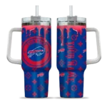 customized buffalo bills bullseye drips blue curved tumbler best selling.webp