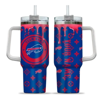 customized buffalo bills bullseye drips blue curved tumbler best selling.webp