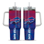 customized buffalo bills chevron stripe blue curved tumbler best selling.webp