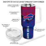 customized buffalo bills chevron stripe blue curved tumbler best selling.webp