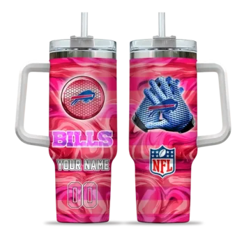 customized buffalo bills marbled stripes blue curved tumbler best selling.webp