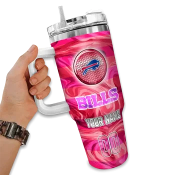 customized buffalo bills marbled stripes blue curved tumbler fashion forward.webp