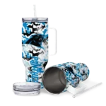 customized carolina panthers camo mashup blue white curved tumbler best selling.webp