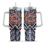 customized chicago bears chevron angle blue curved tumbler best selling.webp