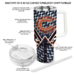 customized chicago bears chevron angle blue curved tumbler best selling.webp