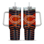 customized chicago bears chevron layers blue curved tumbler best selling.webp