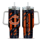 customized chicago bears claw cut blue black curved tumbler best selling.webp