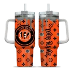 customized cincinnati bengals bullseye drips orange curved tumbler best selling.webp