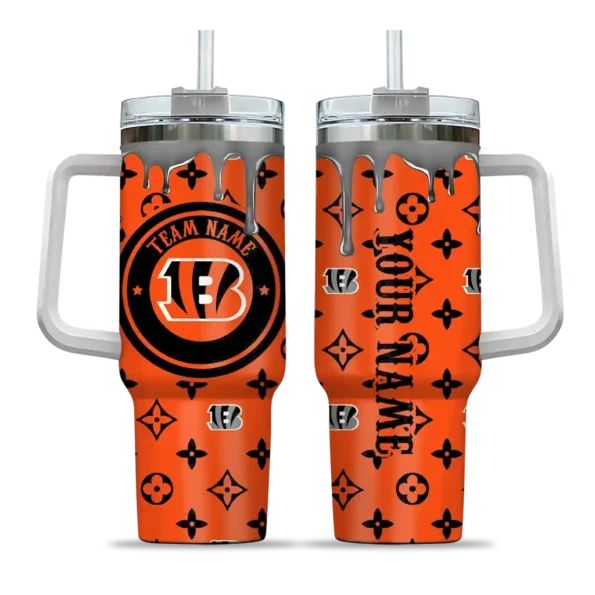 customized cincinnati bengals bullseye drips orange curved tumbler best selling.webp
