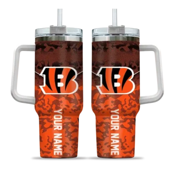 customized cincinnati bengals chevron stripe orange curved tumbler best selling.webp