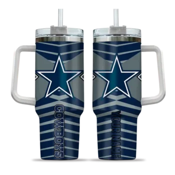 customized dallas cowboys chevron layers blue curved tumbler best selling.webp