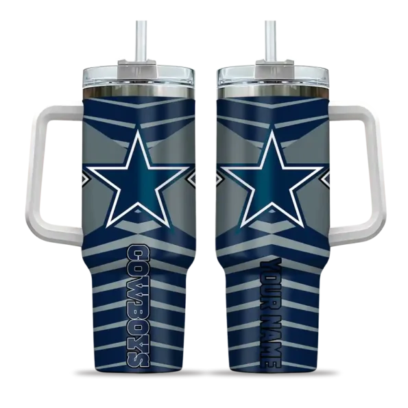 customized dallas cowboys chevron layers blue curved tumbler best selling.webp