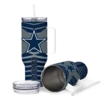 customized dallas cowboys chevron layers blue curved tumbler best selling.webp