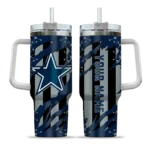 customized dallas cowboys claw cut blue black curved tumbler best selling.webp