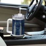customized dallas cowboys hexagon armor blue curved tumbler best selling.webp