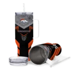 customized denver broncos arrow armor orange black curved tumbler best selling.webp