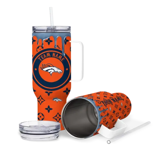 customized denver broncos bullseye drips orange curved tumbler high quality.webp
